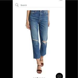 Mother cropped jeans